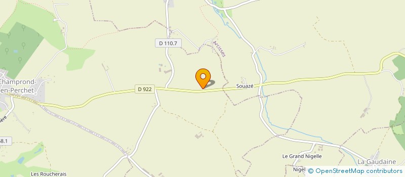 localisation de l'entreprise MONSIEUR MARCEL DORDOIGNE à CHAMPROND EN PERCHET