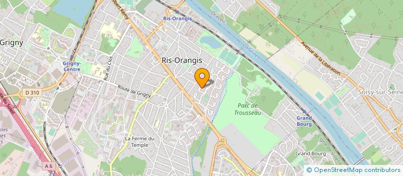 localisation de l'entreprise MONSIEUR MARCEL DROUET à RIS-ORANGIS