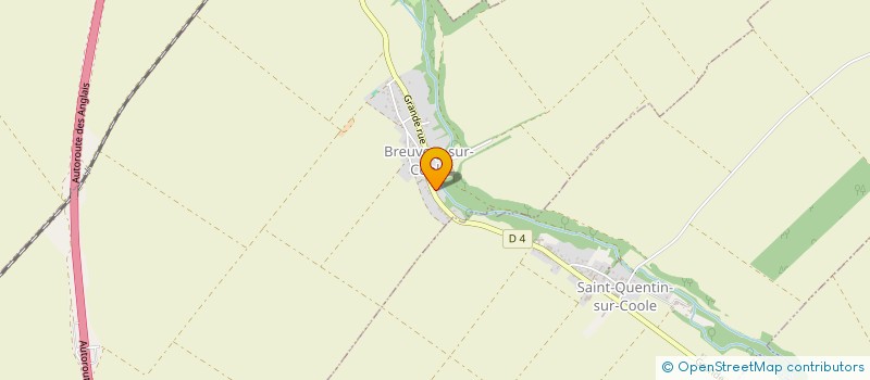 localisation de l'entreprise MONSIEUR MARCEL DUBOIS  BREUVERY-SUR-COOLE