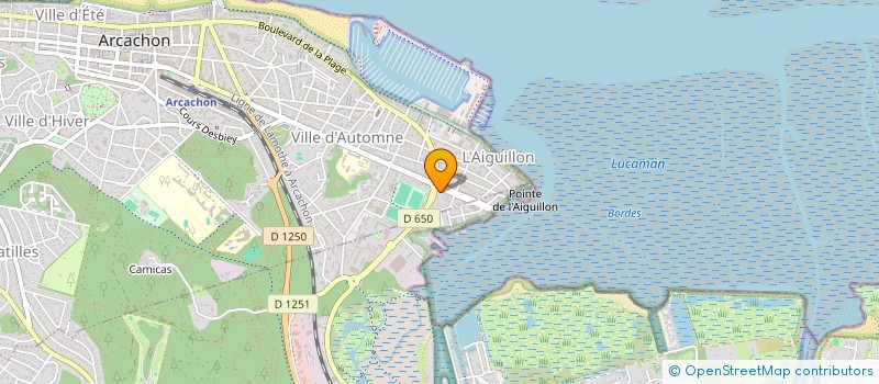 localisation de l'entreprise MONSIEUR MARCEL DUBOURG  ARCACHON