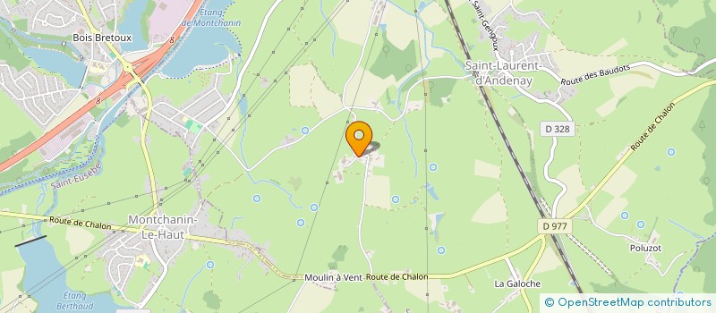 localisation de l'entreprise MONSIEUR MARCEL DUCERF  SAINT-LAURENT-D ANDENAY