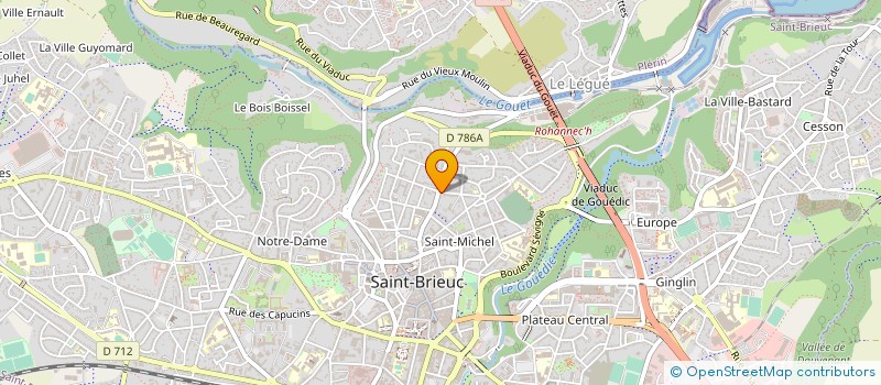 localisation de l'entreprise MONSIEUR MARCEL DUCHENE à SAINT-BRIEUC