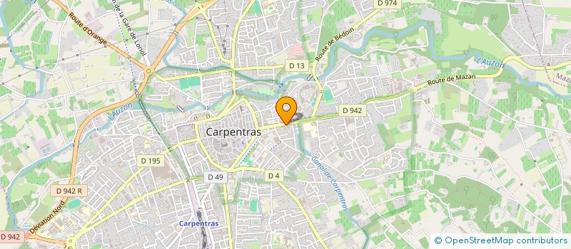 localisation de l'entreprise MONSIEUR MARCEL DUCLAUX  CARPENTRAS