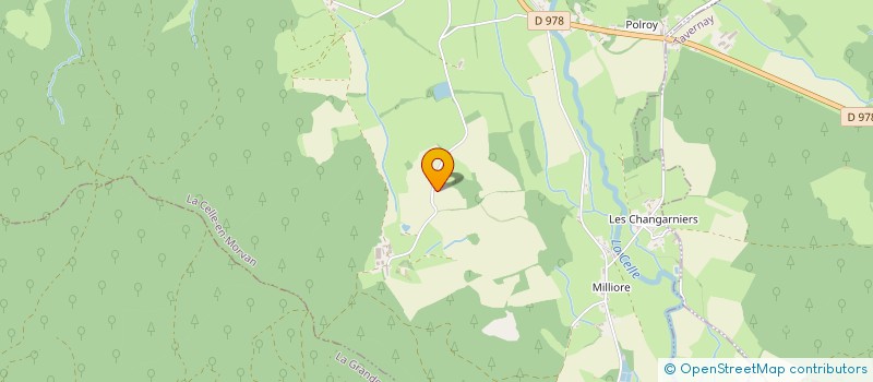 localisation de l'entreprise MONSIEUR MARCEL DUGARDIN  LA CELLE-EN-MORVAN