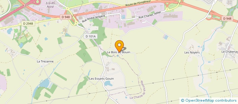 localisation de l'entreprise MONSIEUR MARCEL DUGAS  LA CHAIZE-LE-VICOMTE