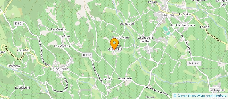 localisation de l'entreprise MONSIEUR MARCEL DUMAS à FLEURIE