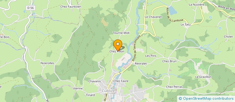 localisation de l'entreprise MONSIEUR MARCEL DUMAS  AMPLEPUIS