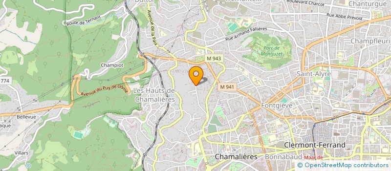 localisation de l'entreprise MONSIEUR MARCEL DUPIC à CHAMALIERES