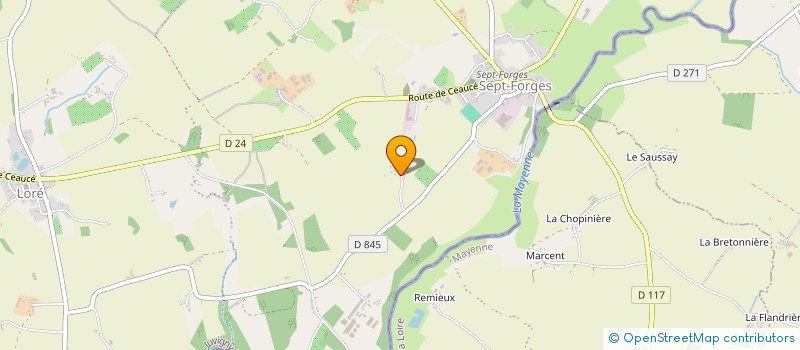 localisation de l'entreprise MONSIEUR MARCEL DUPIN à CEAUCE