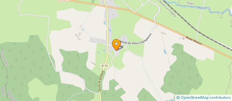 localisation de l'entreprise MONSIEUR MARCEL DUPONT  CERCY-LA-TOUR