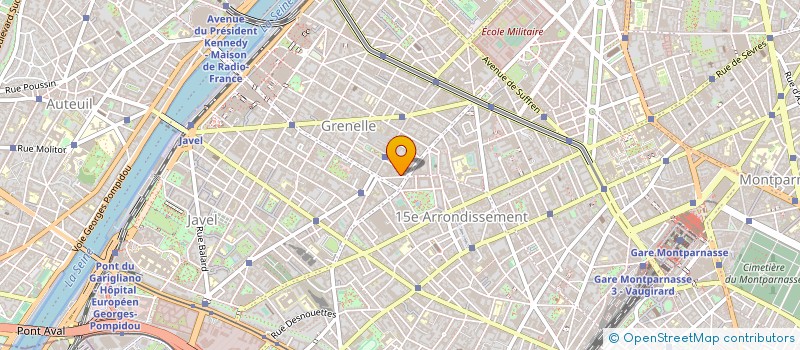 localisation de l'entreprise MONSIEUR MARCEL DUPRE à PARIS