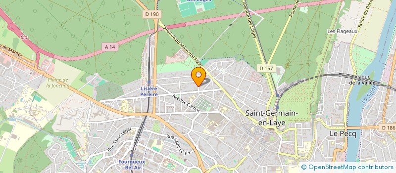 localisation de l'entreprise MONSIEUR MARCEL DUPUIS à SAINT-GERMAIN-EN-LAYE