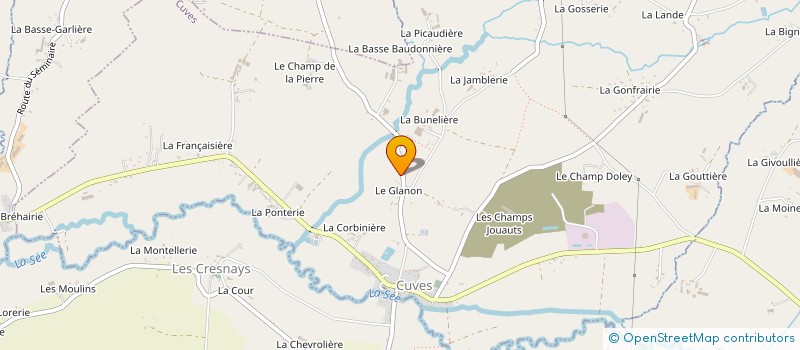 localisation de l'entreprise MONSIEUR MARCEL DURAND  SAINT-LAURENT-DE-CUVES