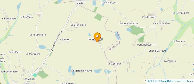 localisation de l'entreprise MONSIEUR MARCEL DURET  BEAUPREAU-EN-MAUGES