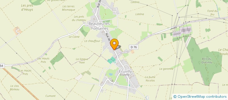 localisation de l'entreprise MONSIEUR MARCEL DUSSART à BEAULIEU-LES-FONTAINES