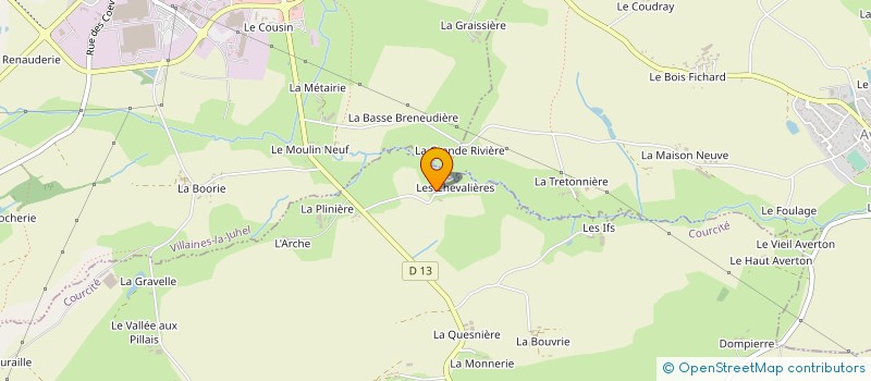 localisation de l'entreprise MONSIEUR MARCEL DUTERTRE à COURCITE