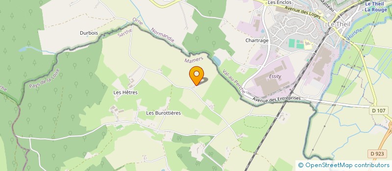 localisation de l'entreprise MONSIEUR MARCEL ELUARD  AVEZE