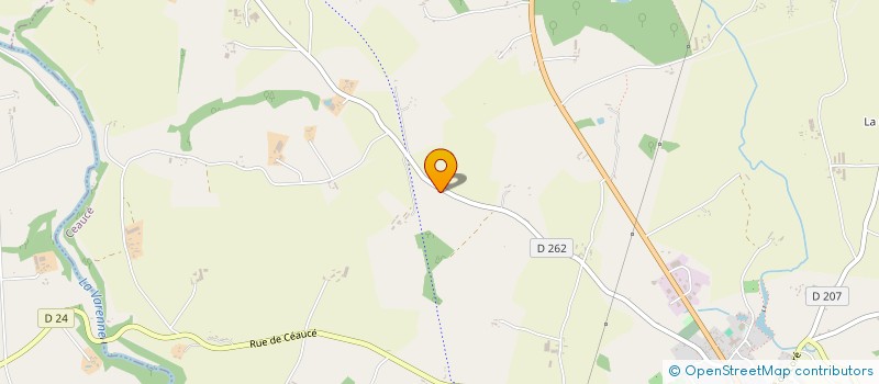 localisation de l'entreprise MONSIEUR MARCEL ESNAULT à CEAUCE