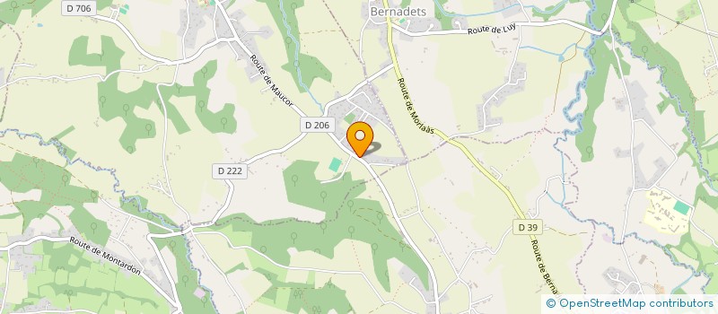 localisation de l'entreprise MONSIEUR MARCEL ETCHEBERRY  SAINT-CASTIN