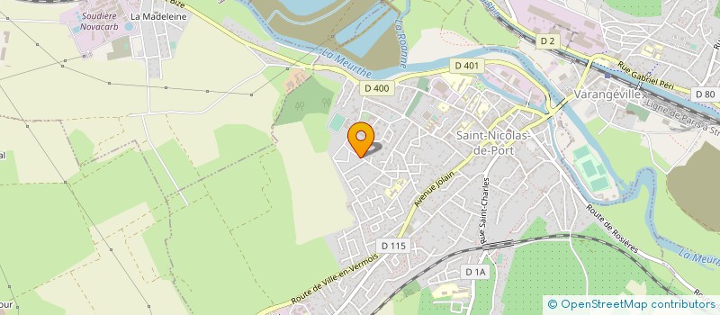 localisation de l'entreprise MONSIEUR MARCEL ETIENNE  SAINT-NICOLAS-DE-PORT
