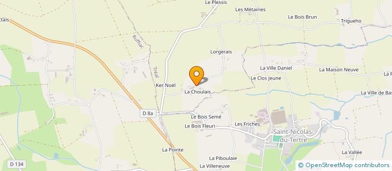 localisation de l'entreprise MONSIEUR MARCEL ETRILLARD  TREAL