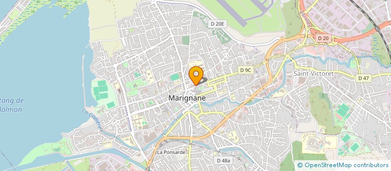 localisation de l'entreprise MONSIEUR MARCEL FABRE  MARIGNANE