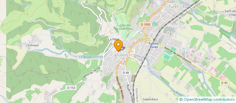 localisation de l'entreprise MONSIEUR MARCEL FABRE-CURTAT à TULLINS