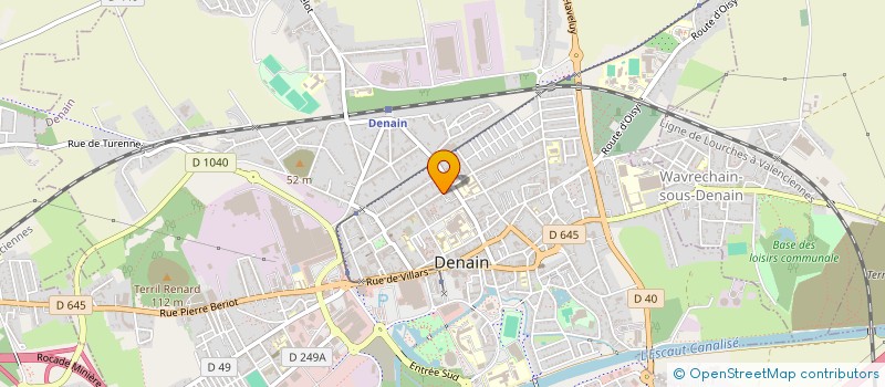 localisation de l'entreprise MONSIEUR MARCEL FACALET  DENAIN