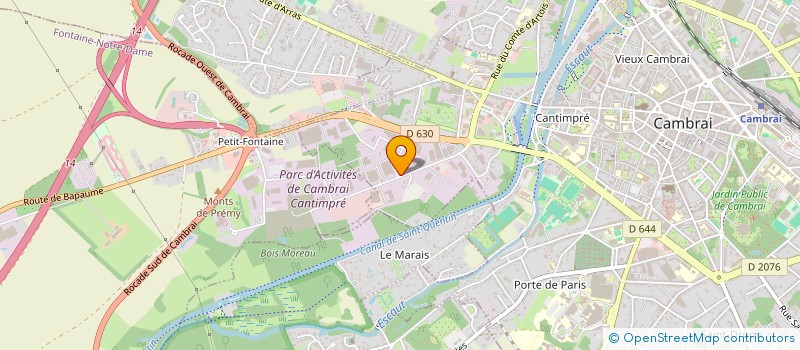 localisation de l'entreprise MONSIEUR MARCEL FARASSE  CAMBRAI