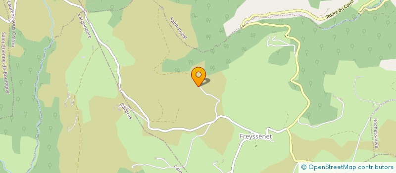 localisation de l'entreprise MONSIEUR MARCEL FAURE  FREYSSENET