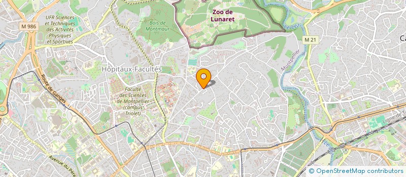 localisation de l'entreprise MONSIEUR MARCEL FAUTRE à MONTPELLIER