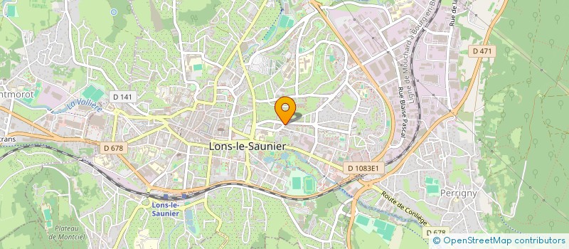 localisation de l'entreprise MONSIEUR MARCEL FAUVEAU  LONS-LE-SAUNIER