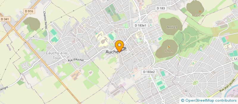 localisation de l'entreprise MONSIEUR MARCEL FAYOL  AUCHEL