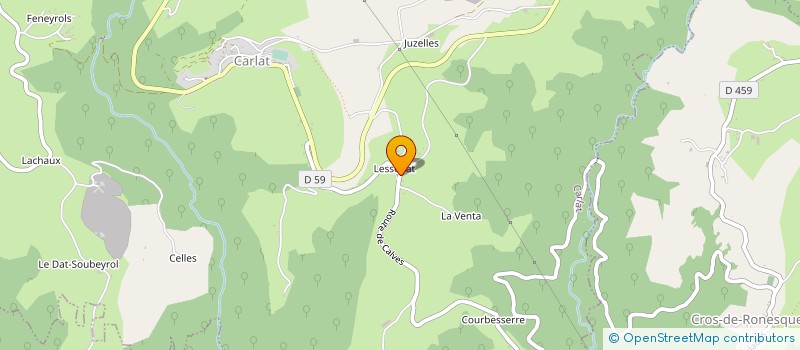 localisation de l'entreprise MONSIEUR MARCEL FELGINES à CARLAT