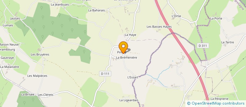 localisation de l'entreprise MONSIEUR MARCEL FEVRIER  SAINT-JAMES