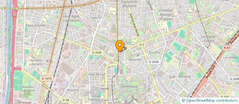 localisation de l'entreprise MONSIEUR MARCEL-FLORIN TEGLAS  GRENOBLE