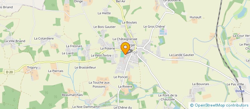 localisation de l'entreprise MONSIEUR MARCEL FONTAINE  DINGE