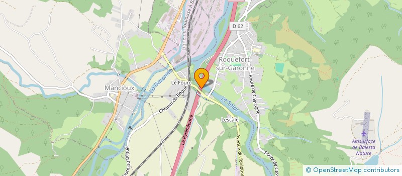 localisation de l'entreprise MONSIEUR MARCEL FORCADA  ROQUEFORT-SUR-GARONNE
