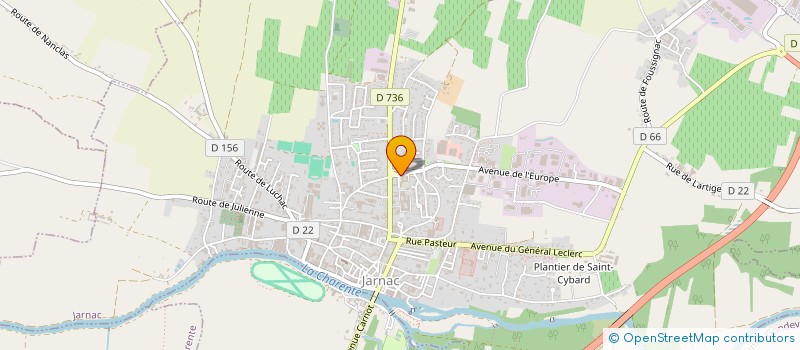 localisation de l'entreprise MONSIEUR MARCEL FORT à JARNAC