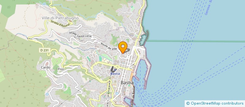 localisation de l'entreprise MONSIEUR MARCEL FORTINI à BASTIA