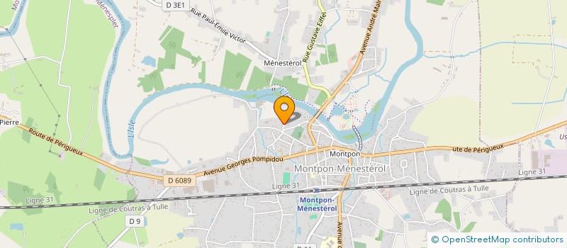 localisation de l'entreprise MONSIEUR MARCEL FOUGERE  MONTPON-MENESTEROL
