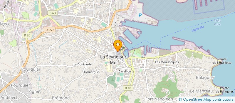 localisation de l'entreprise MONSIEUR MARCEL FOUQUET à LA SEYNE-SUR-MER