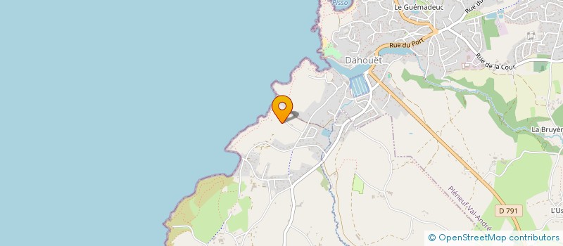 localisation de l'entreprise MONSIEUR MARCEL FOURCHON  LAMBALLE-ARMOR