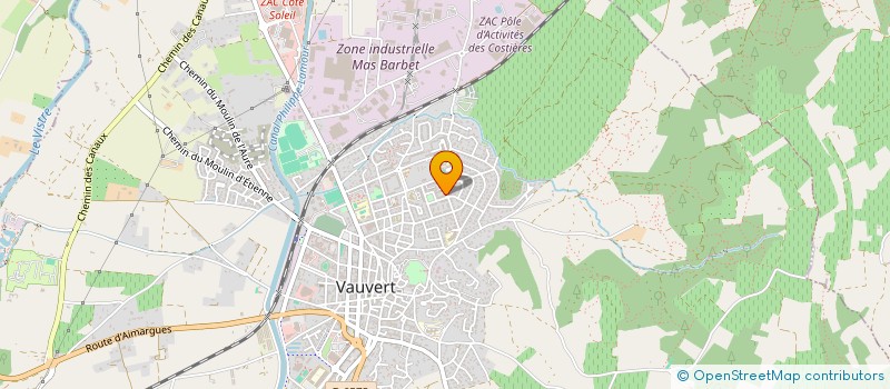 localisation de l'entreprise MONSIEUR MARCEL FOUSTER à VAUVERT