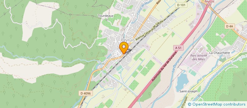 localisation de l'entreprise MONSIEUR MARCEL FRANDINO à PEYRUIS