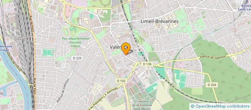 localisation de l'entreprise MONSIEUR MARCEL FREULON  VALENTON