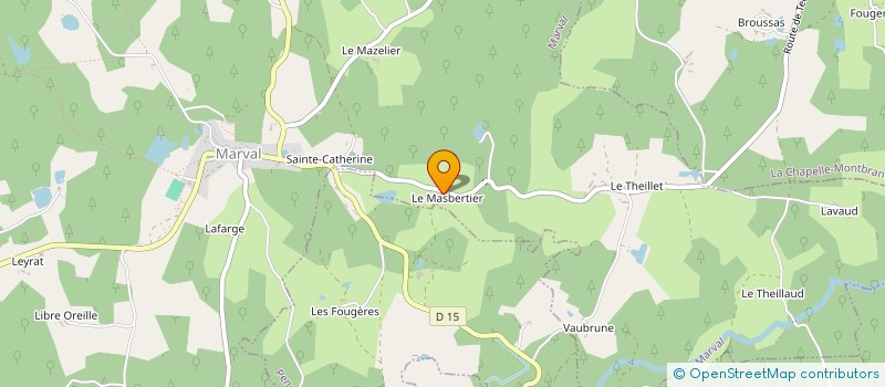 localisation de l'entreprise MONSIEUR MARCEL FRICONNET à MARVAL