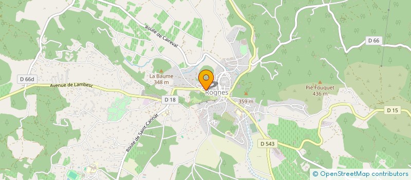 localisation de l'entreprise MONSIEUR MARCEL FRITSCH  ROGNES