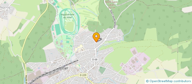 localisation de l'entreprise MONSIEUR MARCEL GACHENOT  VITTEL