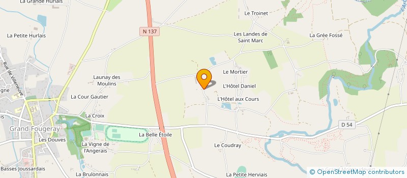 localisation de l'entreprise MONSIEUR MARCEL GAIGEOT à GRAND-FOUGERAY